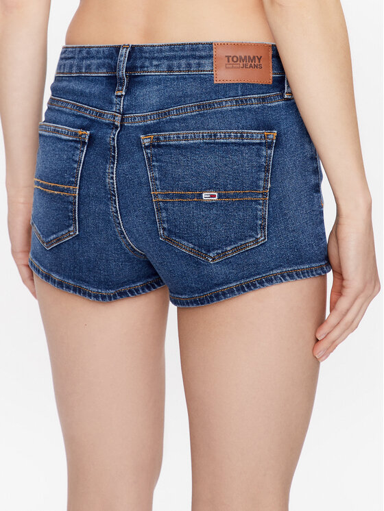 Tommy Jeans Tommy Jeans Szorty jeansowe Nora DW0DW15603 Granatowy Skinny Fit