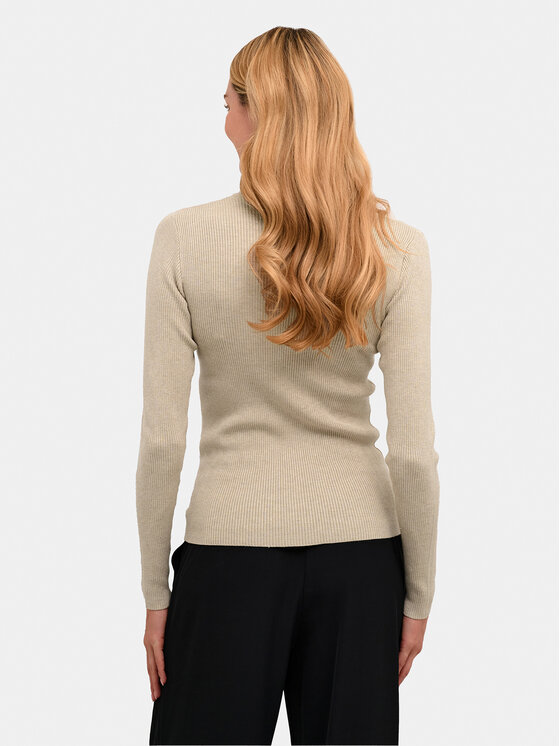 Kaffe Kaffe Džemperis Ellie 10508348 Bēšs Slim Fit