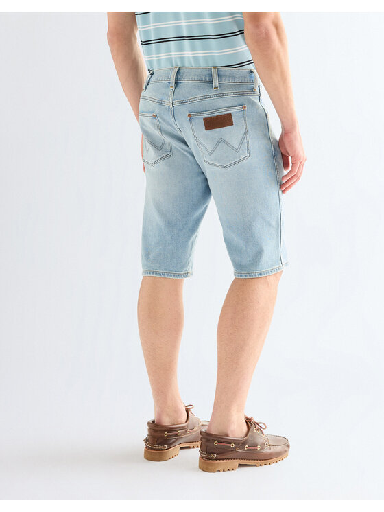 Wrangler Wrangler Szorty jeansowe COLTON SHORTS Niebieski Straight Leg