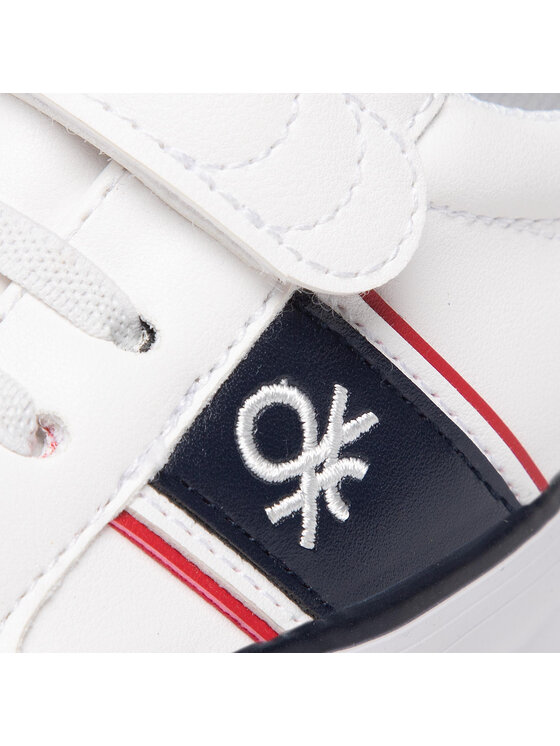 United Colors Of Benetton United Colors Of Benetton Sneakers aus Stoff Crispy Ltx BTK210210 Weiß