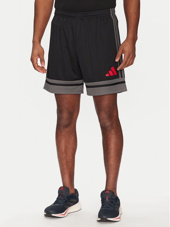 adidas Męskie Szorty sportowe, rozmiar L, Czarne, Squadra 25 JN4447