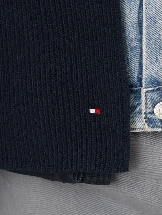 Tommy Hilfiger Tommy Hilfiger Szalik Flag AM0AM12847 Granatowy