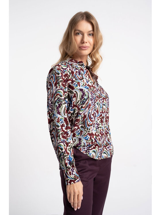 CLICK CLICK Košeľa 10-6977 Farebná Reglan Fit