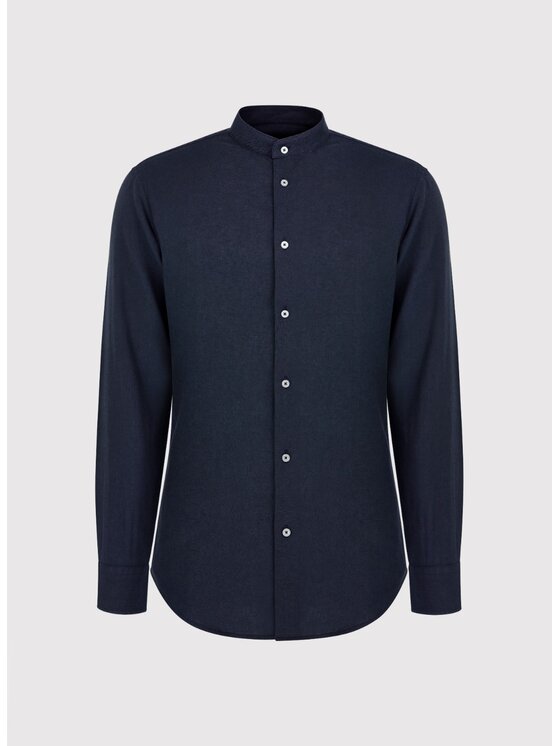 Pako Lorente Pako Lorente Koszula P25SF-1X-007 Granatowy Slim Fit