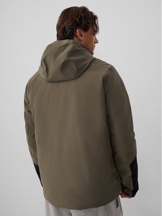 4F 4F Zimní bunda 4FRAW26TTJAM1380-43S Zelená Regular Fit