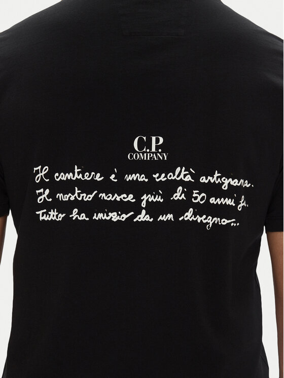C.P. Company C.P. Company Футболка 18CMTS319A005431G Чорний Regular Fit