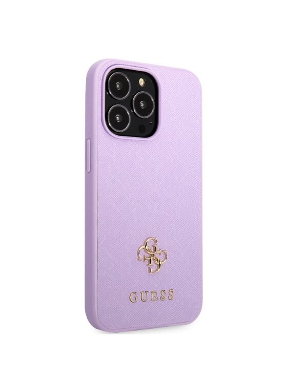Guess Guess Etui na telefon iPhone 13 Pro Max Fioletowy