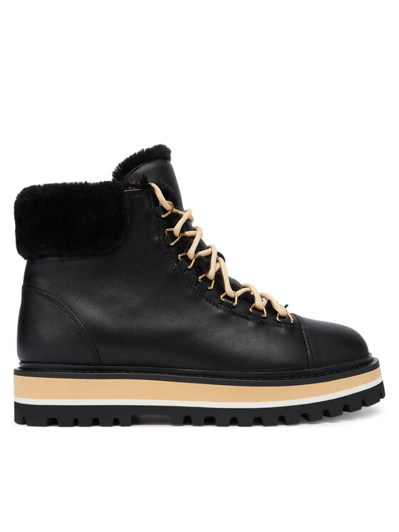 Coccinelle Coccinelle Schnürschuhe E4 TXP 41 01 01 001 Schwarz