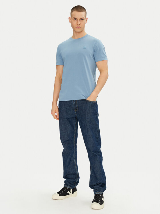 Moose Knuckles Moose Knuckles Tričko Duluth M15MT759 Modrá Regular Fit