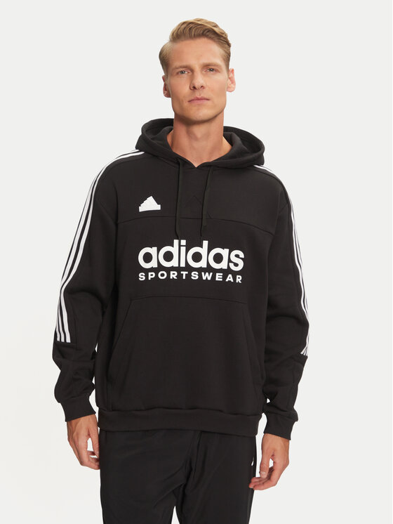 Adidas Majica Dugih Rukava House Of Tiro IW5936 Crna Loose Fit