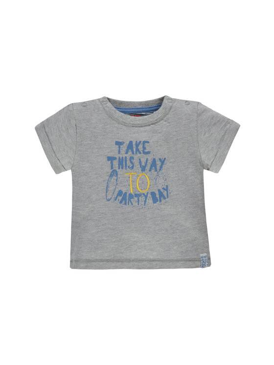 Kanz Kanz T-Shirt 1832571-8095 Szary Basic Fit