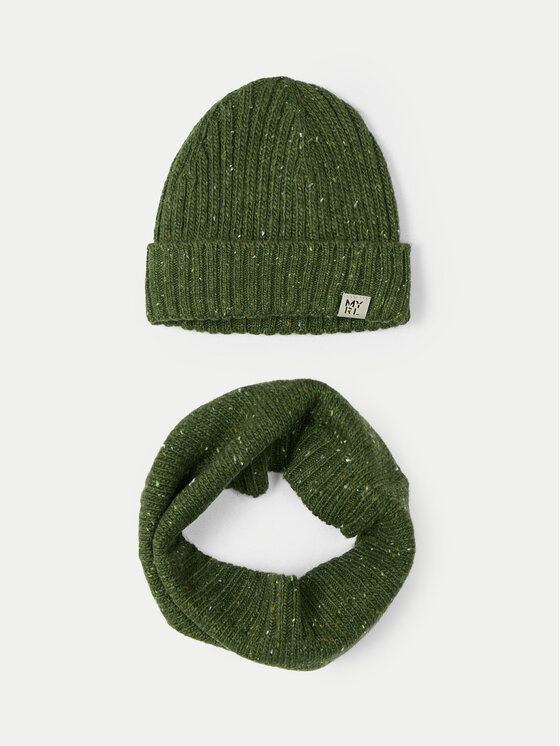 Mayoral Mayoral Completo cappello e scaldacollo 10824 Verde