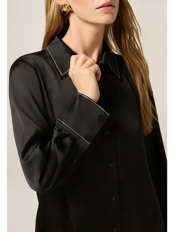 Oltre Oltre Camicia 5111R003015N033 Nero Regular Fit