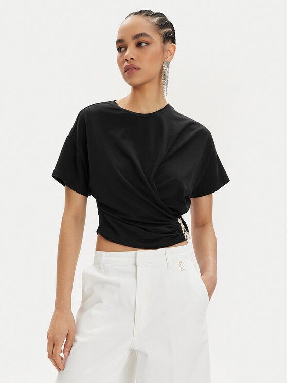 Patrizia Pepe Bluză 2M4369/J206-K103 Negru Regular Fit