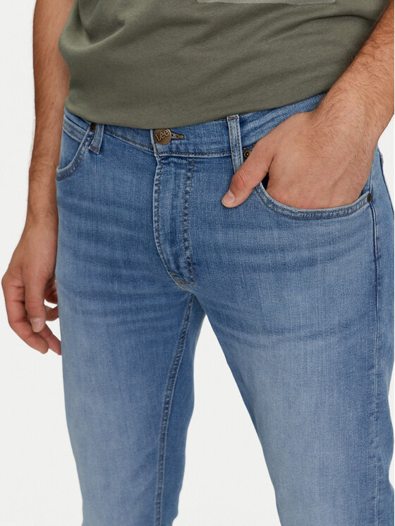 Lee Lee Jeans hlače Daren 112355809 Modra Straight Fit