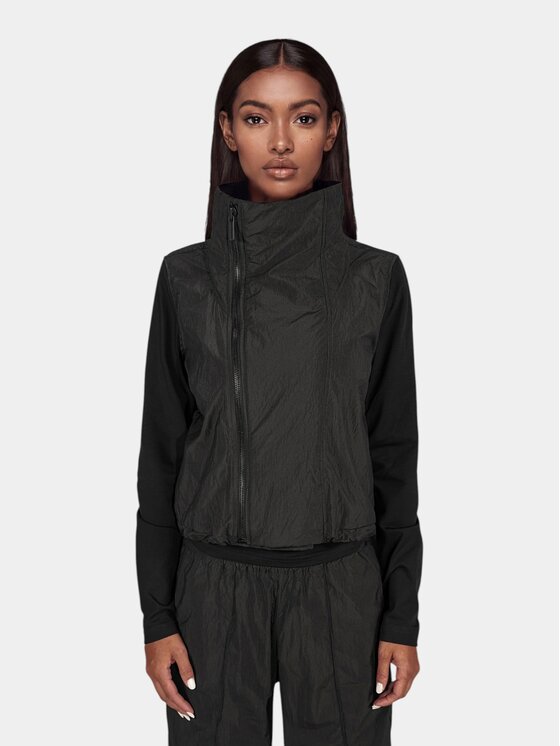 MADE BY SOCIETY MADE BY SOCIETY Kurtka anorak SHAPED - H27810 Czarny Basic Fit