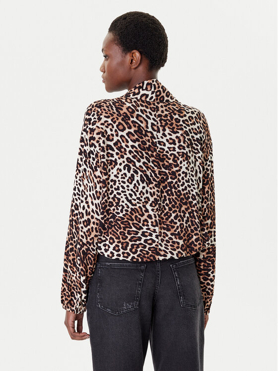 HUGO HUGO Bluza Cunea-1 50546781 Rjava Oversize