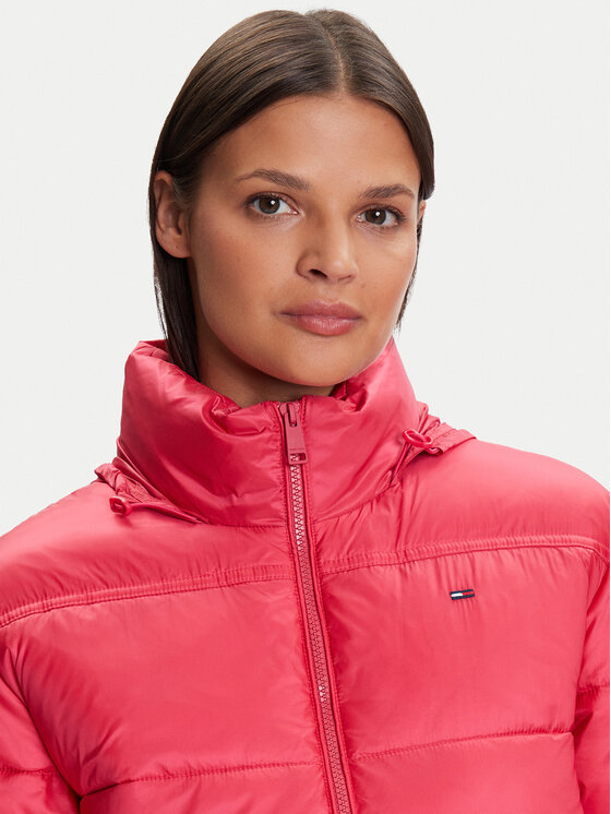 Tommy Jeans Tommy Jeans Zimska jakna DW0DW21619 Crvena Relaxed Fit