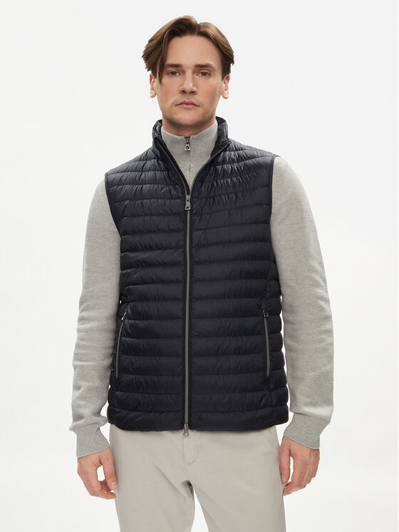 Geox Geox Gilet Warrens M4525C T2449 F1624 Blu scuro Regular Fit