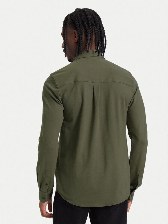 Aeronautica Militare Aeronautica Militare Marškiniai 262CA1313UP00408 Chaki Regular Fit