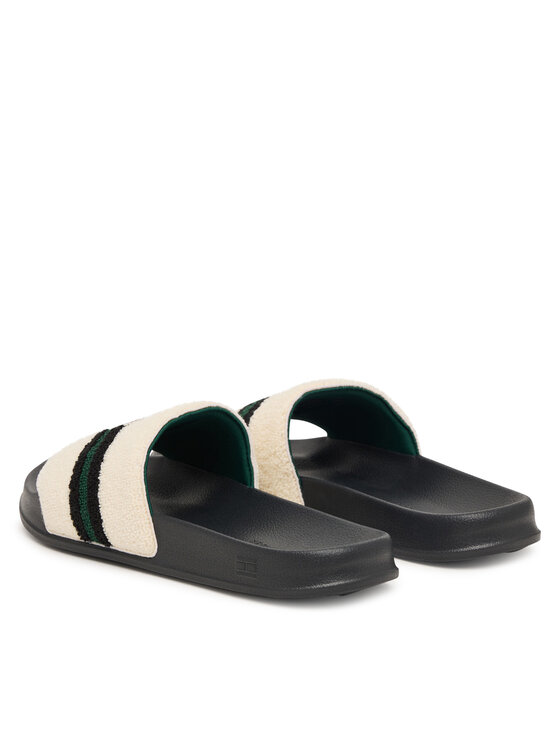 Tommy Hilfiger Tommy Hilfiger Παντόφλες Hilfiger Towelling Pool Slide FM0FM06007 Κρεμ
