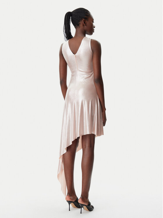 PINKO PINKO Sukienka koktajlowa 104999 A2DN Różowy Regular Fit