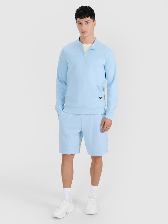 4F 4F Bluza BASKET Niebieski jasny Regular Fit