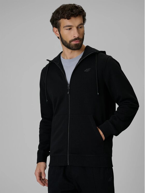 4F 4F Felpa 4FRMM00TSWSM3058-20S Nero Regular Fit