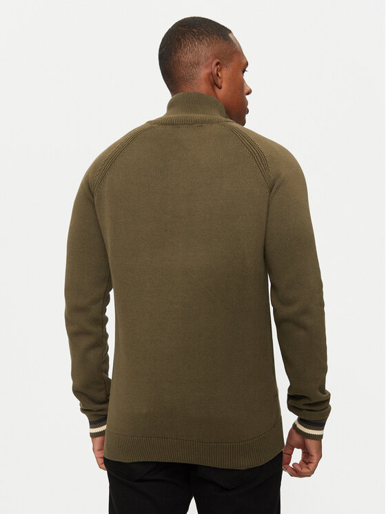INDICODE INDICODE Pullover Skyler 35-768 Khakifarben Regular Fit