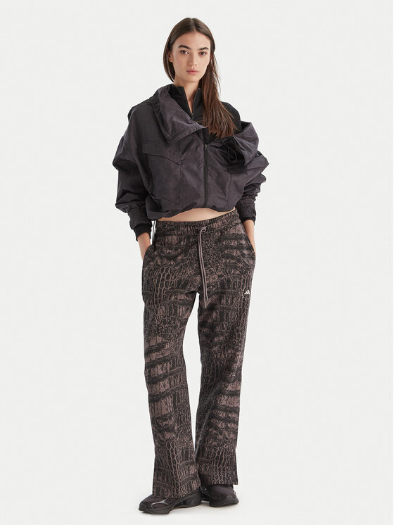 adidas by Stella McCartney adidas by Stella McCartney Geacă Item Track Top Printed JV7035 Negru Loose Fit
