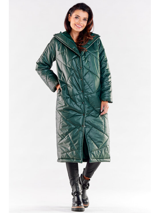 Awama Awama Kabát A542 Zelená Basic Fit