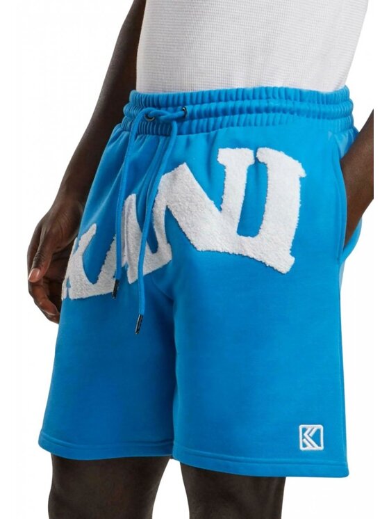 Karl Kani Karl Kani Športové kraťasy Wavy Retro Sweatpants Modrá Regular Fit