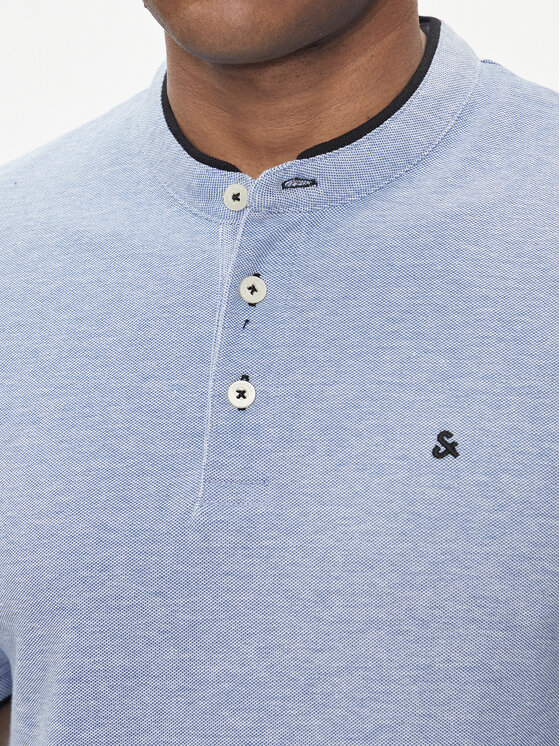 Jack & Jones Jack & Jones Poloshirt Paulos 12199711 Blau Slim Fit