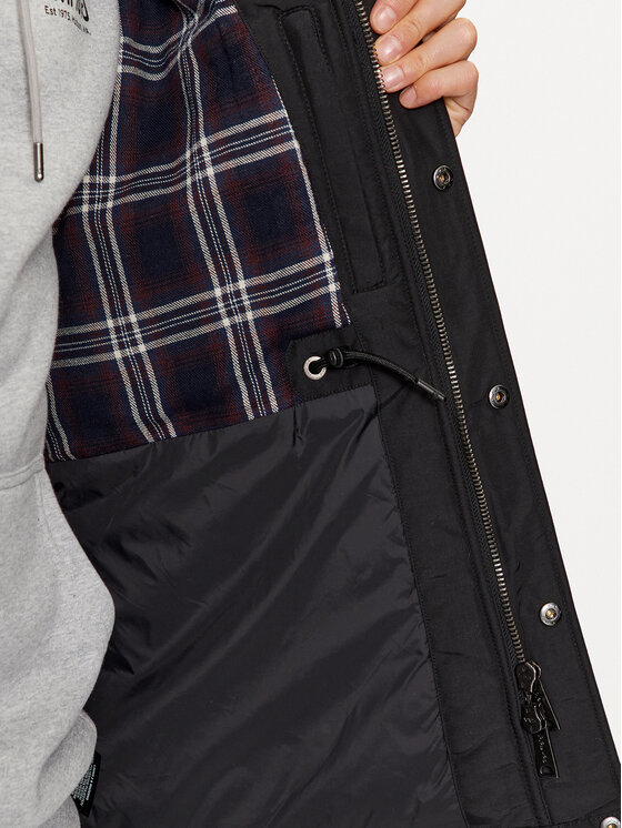 Penfield Penfield Μπουφάν χειμωνιάτικο PFD0232 Μαύρο Long Fit