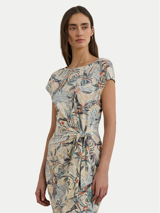 LAUREN RALPH LAUREN LAUREN RALPH LAUREN Vsakodnevna obleka 250964087001 Pisana Slim Fit