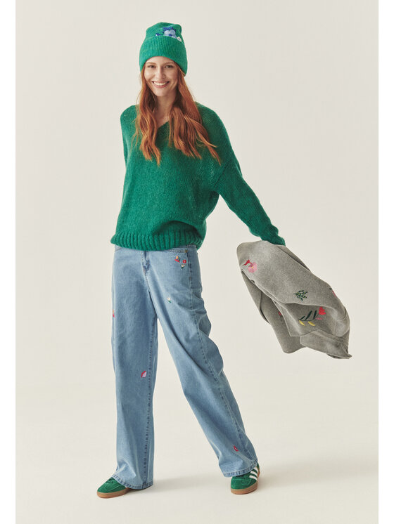 TATUUM Tatuum Sweter MAI Niebieski Oversize