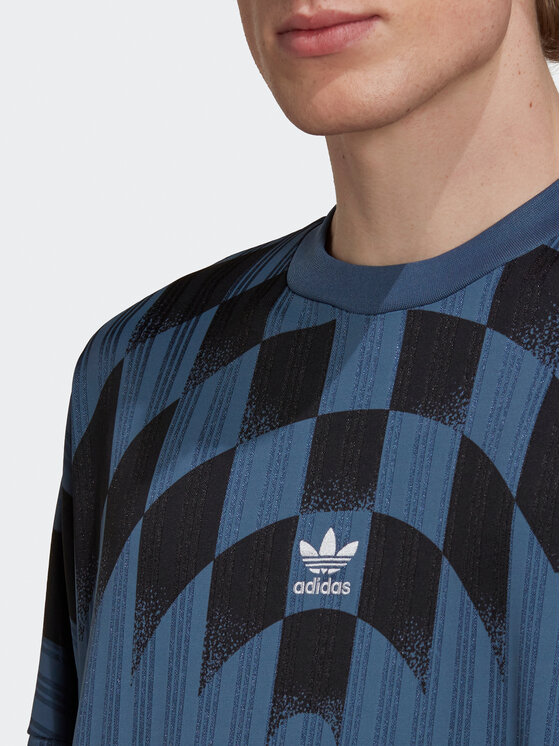 adidas adidas Hosszú ujjú Rekive Graphic HK7331 Kék Loose Fit