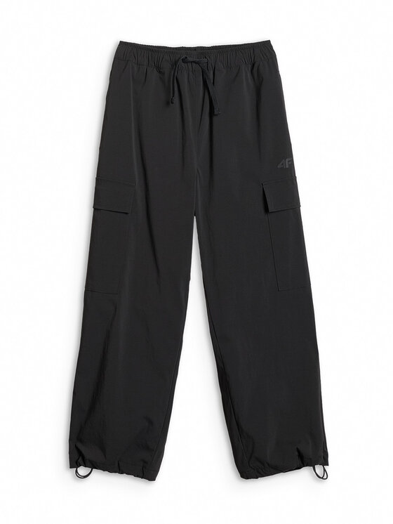 4F 4F Spodnie dresowe APRES SKI Czarny Loose Fit