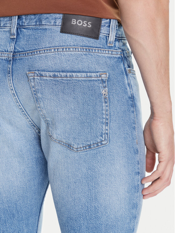 BOSS BOSS Jeans hlače C-Delaware 50544869 Modra Slim Fit