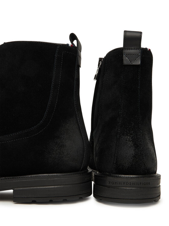 Tommy Hilfiger Tommy Hilfiger Ghete Cleated W Moc FM0FM05599 Negru