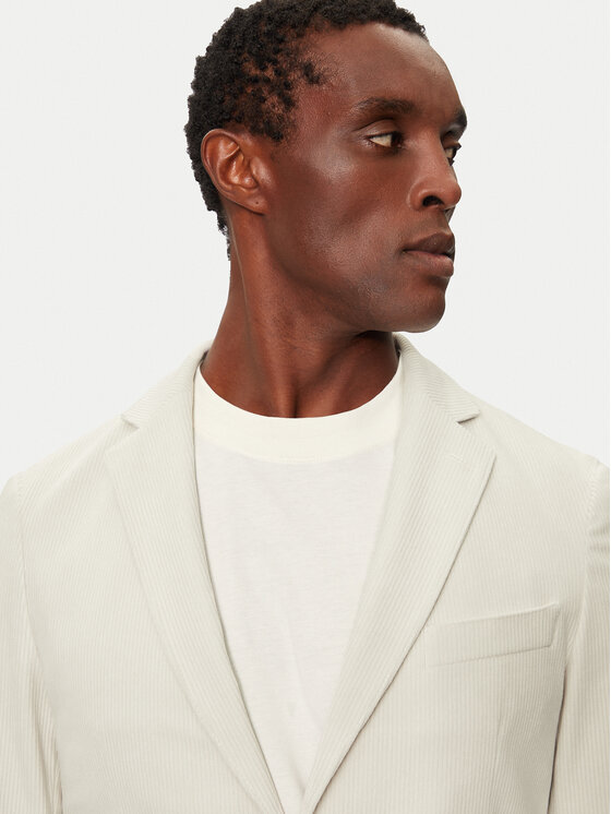 BOSS Boss Marynarka P-Hanry 50527909 Écru Slim Fit