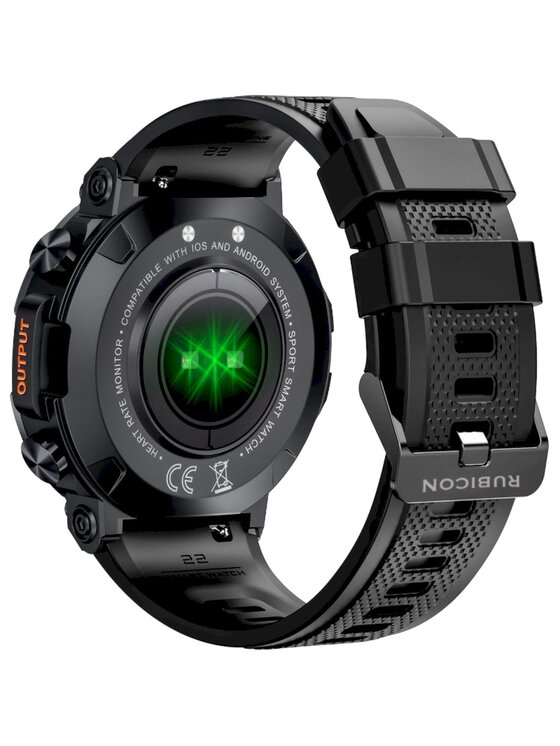 Rubicon Rubicon Smartwatch SMARUB178 Czarny