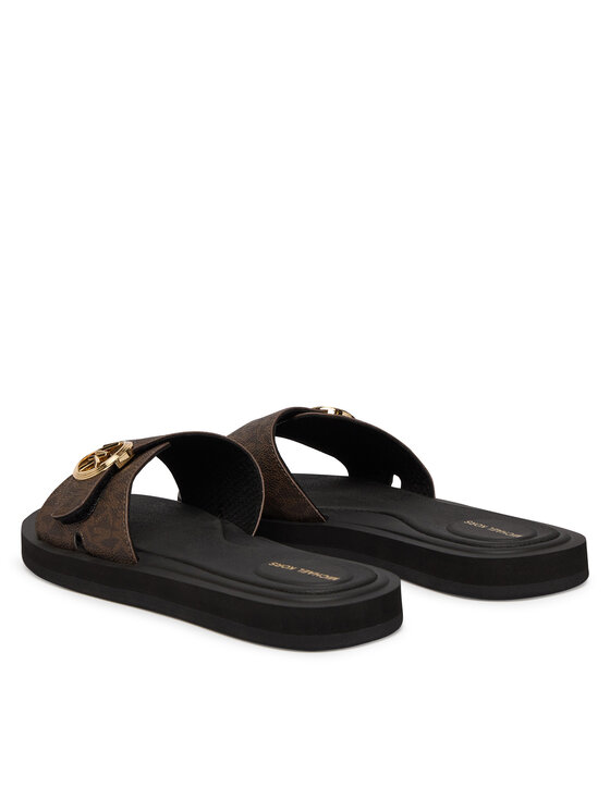 MICHAEL Michael Kors MICHAEL Michael Kors Шльопанці MK Pool 40R6MKFA1B Коричневий