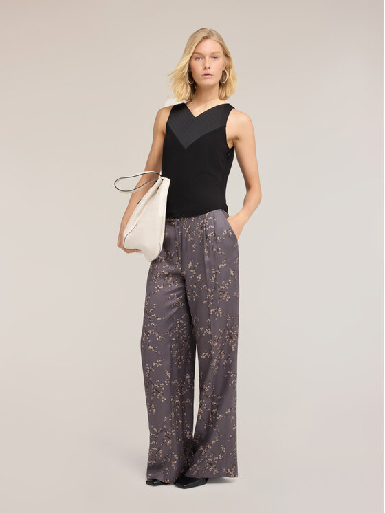 Motivi Motivi Top D036Q000543N033 Czarny Regular Fit