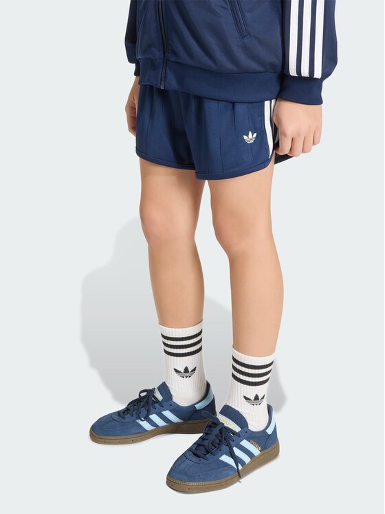 adidas adidas Szorty materiałowe 165395 Niebieski jasny Loose Fit