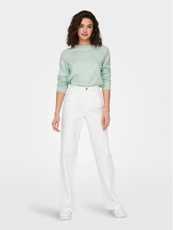ONLY ONLY Džemper Rica 15204279 Zelena Regular Fit
