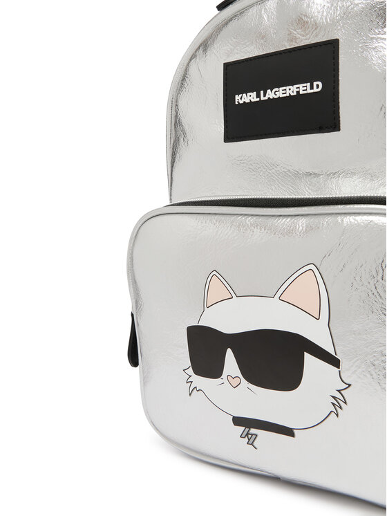 Karl Lagerfeld Kids Karl Lagerfeld Kids Batoh This Is St Tropez D3 Z31215 Stříbrná