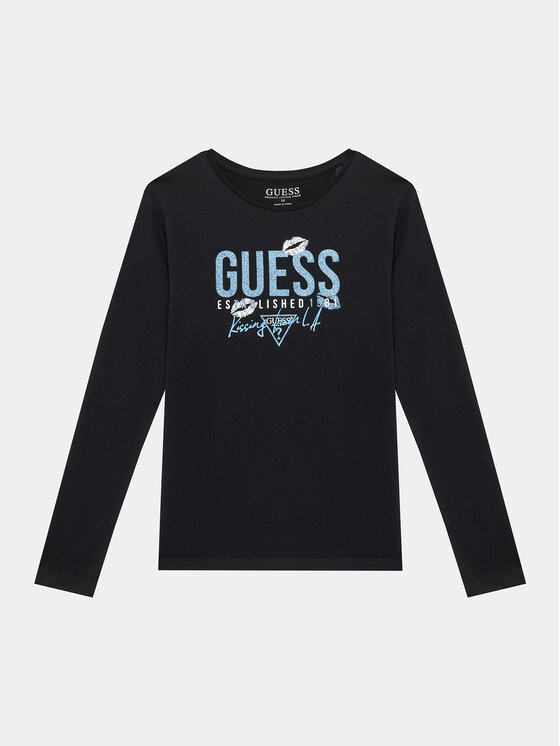 Guess Guess Palaidinė J3BI16 J1314 Juoda Regular Fit