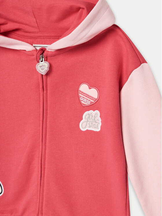 Guess Guess Trenerka K5RG00 KAD74 Ružičasta Regular Fit