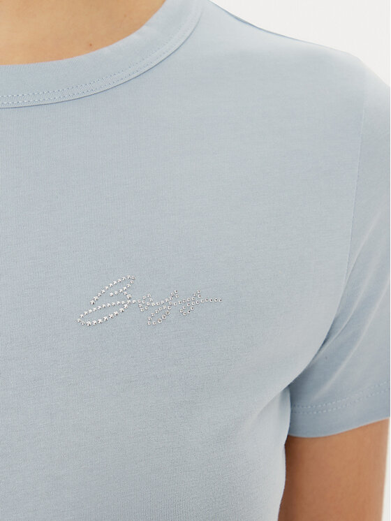 BOSS BOSS T-krekls C_Elogo 50535322 Zils Regular Fit
